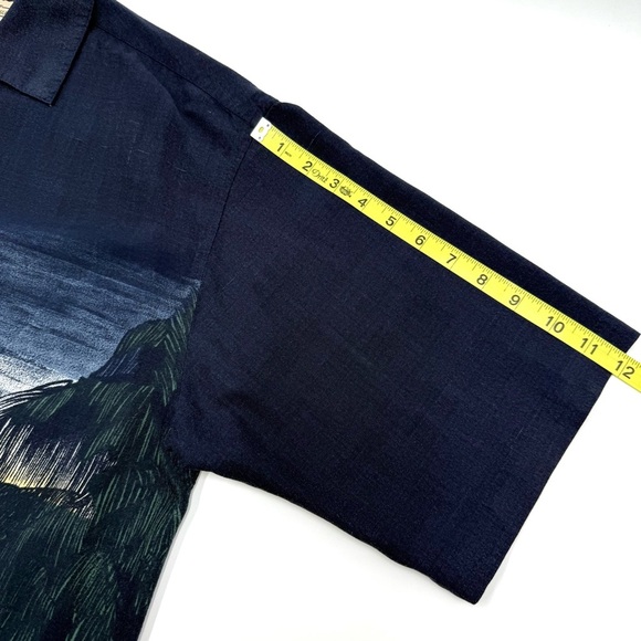 Vintage Natural Issue Men's James Dean-esque Gas Station Shirt Hawaiian Retro - Picture 11 of 11